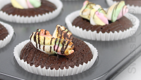 How to make S’mores Brownie Cups